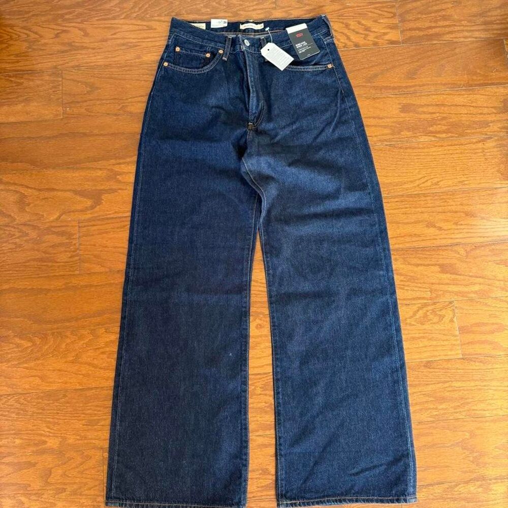 Levi-s Women's Navy and Blue Jeans